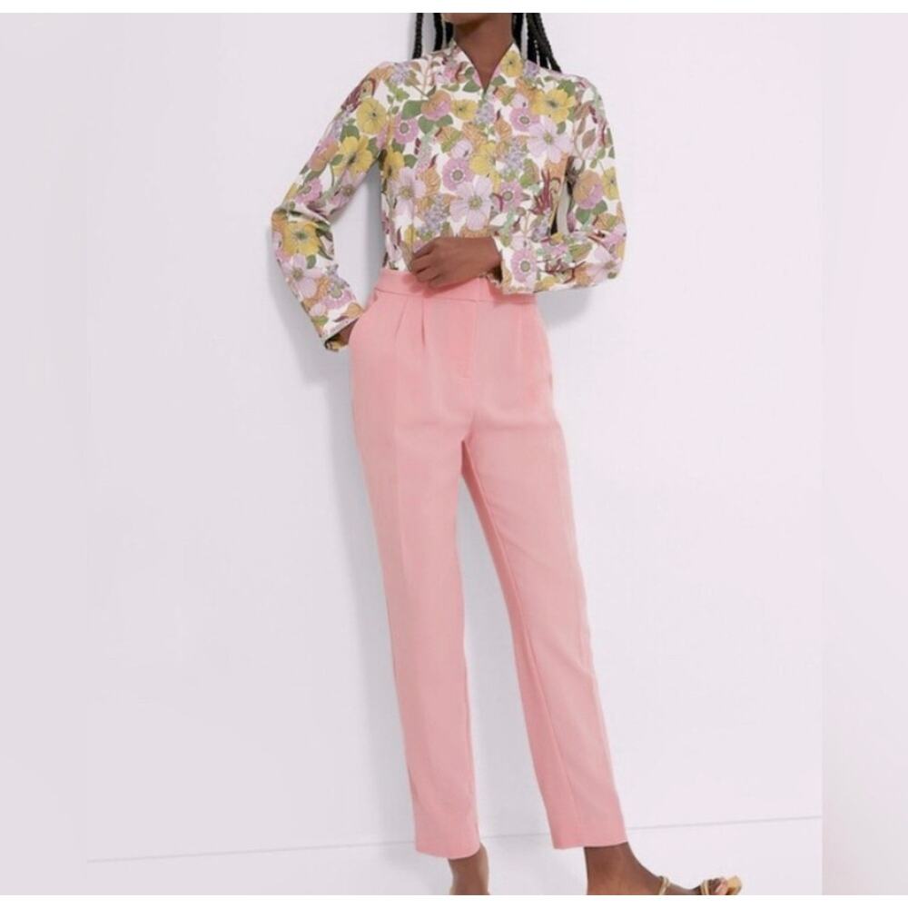 Tuckernuck Pink High-Waist Tapered Pants
